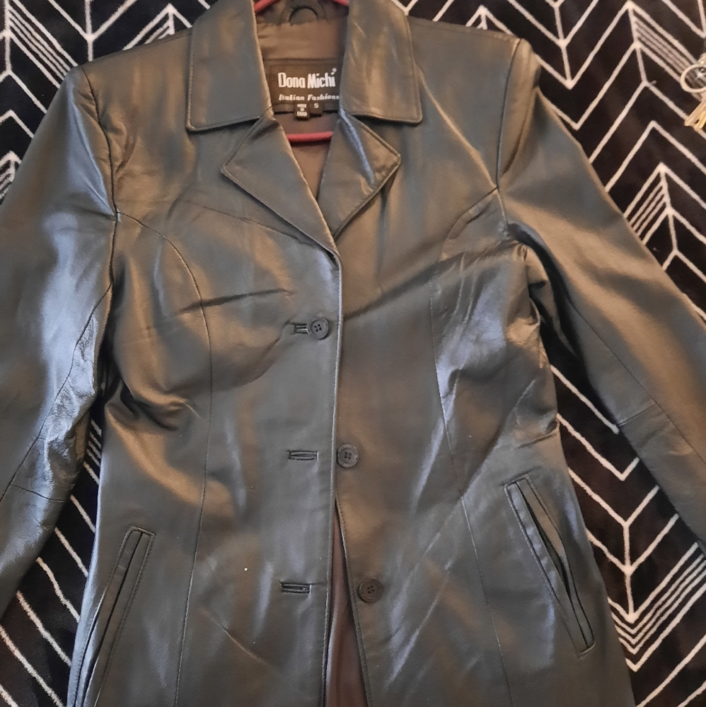 Dona Michi Authentic Leather Coat🐮🧥